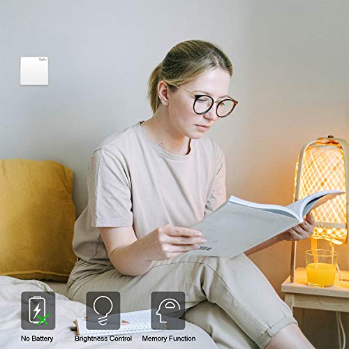 Thinkbee Wireless Switch Light Dimmer Kit No Battery Remote Control Dimmable Light Switch Self-Powered On/Off Switch for House LED Lamp Fixture - Thumbnail 6