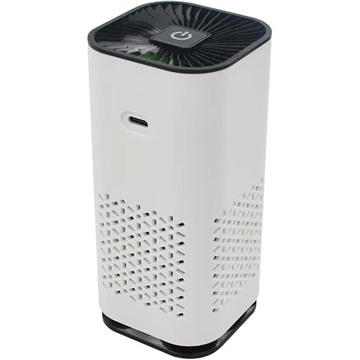 UJEAVETTE Air Purifier with HEPA Filters Quiet LED Night Lights Mini Air Purifier Home Use