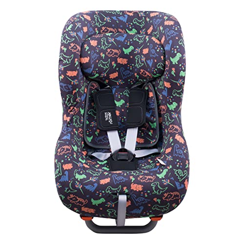 JYOKO KIDS Cover Liner compatible with Romer Britax Max Way Plus (Happy Dino), 1 Unidad (Paquete de 1)