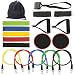 Resistance Bands Set 18 Pieces with Exercise Tube Bands,CleanDell Resistance Loop Band,Core Sliders,Door Anchor,Ankle Straps For Resistance Training,Home Workouts,Physical Therapy,Strengthening Muscel