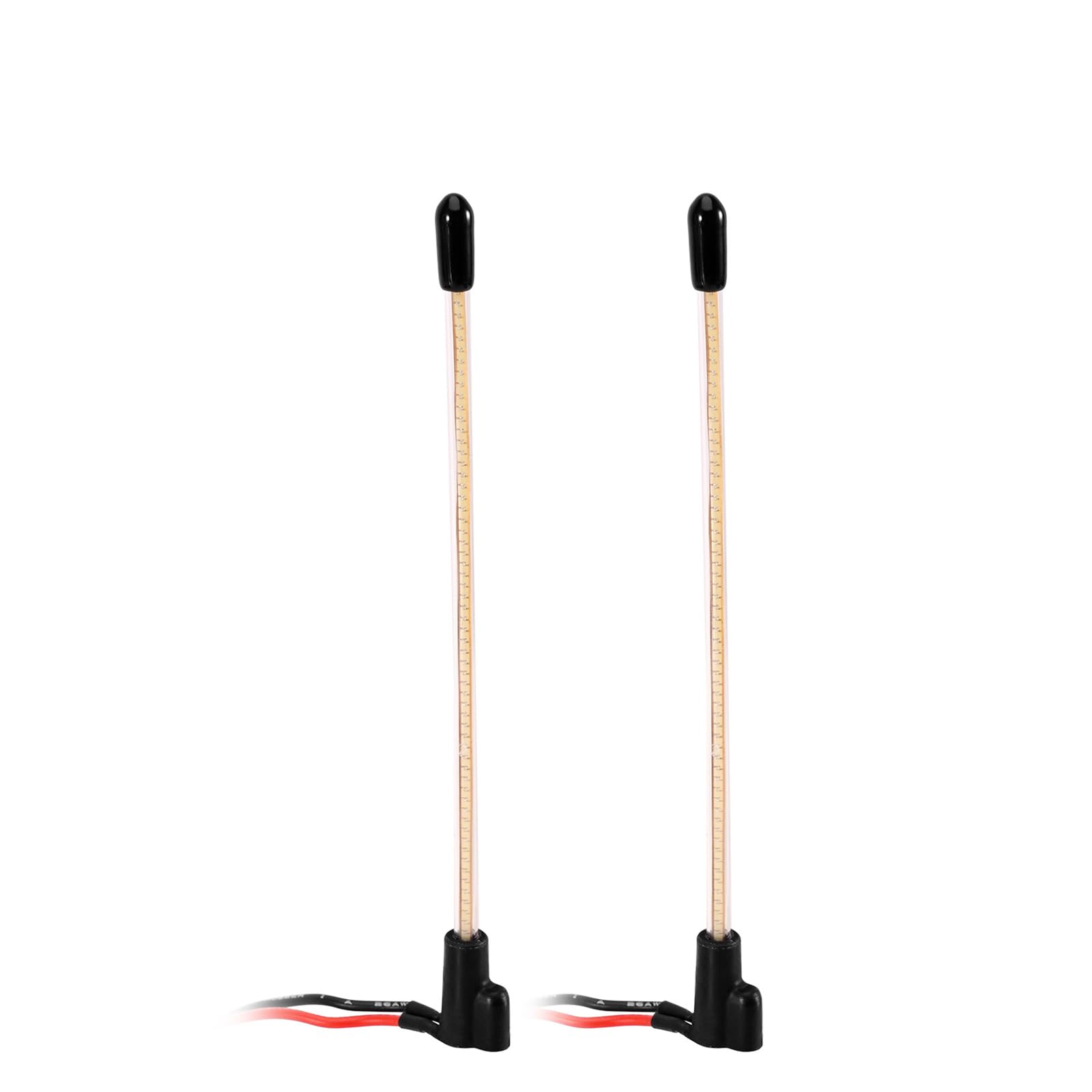 INJORA 2PCS LED Whip Light for TRX4M Bottom Fixed 1/18 SCX24 1/24 RC Crawlers