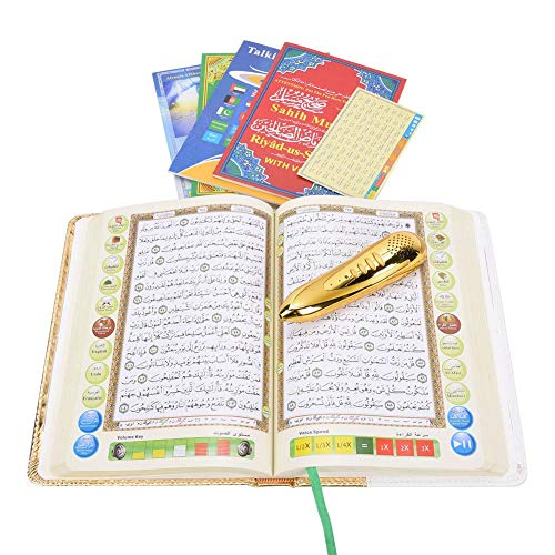 Quran Read Pen 8GB Islamic Smart Talking Reader Word by Word ABS Rechargeable Reader Muslim Supplies with Delicate Case