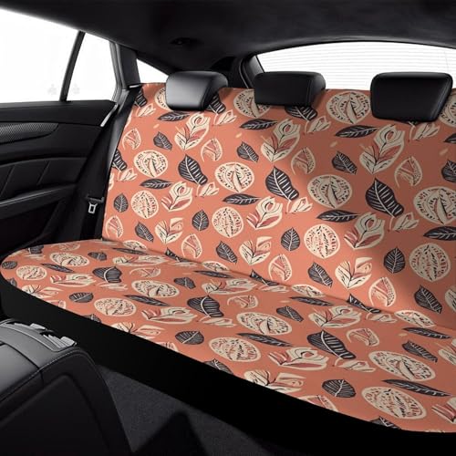 Fundas de asiento de coche universales y lavables con diseño de hojas simples 6