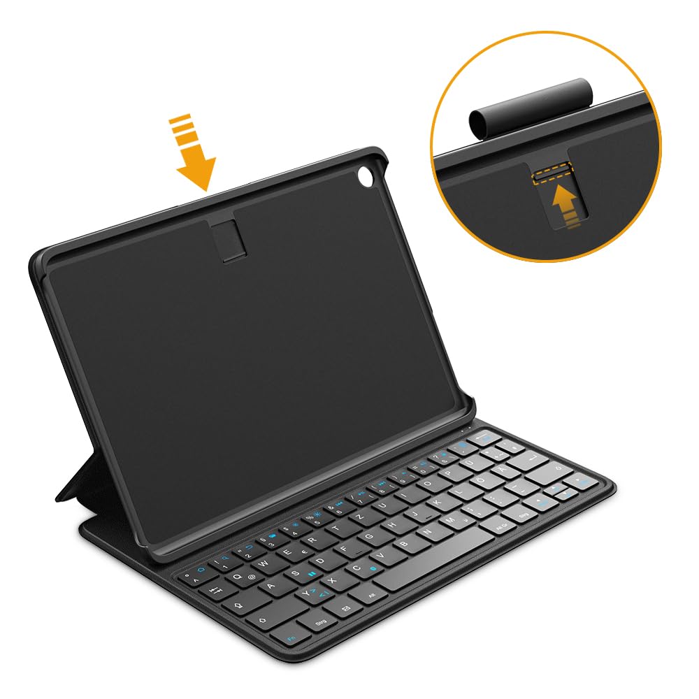 Fintie Brandneu und „Made for Amazon“: Bluetooth-Tastaturhülle für Amazon Fire HD 10 (13. Gen. – Bild 4