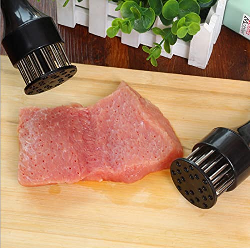 Nescope Meat Tenderizer Tool With Ultra Sharp Stainless Steel Needle Blades 2 Pack Meat Tenderizer Tool Profession Kitchen Gadgets Jacquard For Tenderizing And Cooking Bbq, Marinade, Steak, Beef, And Poultry thumb #2