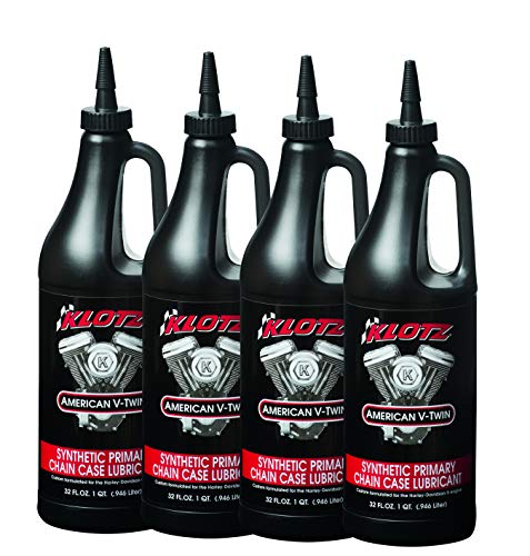 Klotz American V-Twin Synthetic Primary Chain Case Motorcycl...