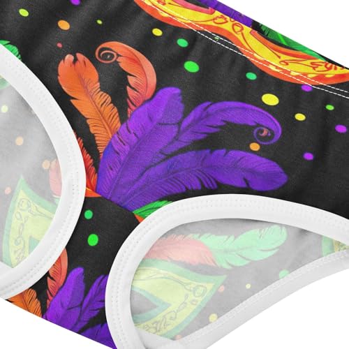 Personalized Toddler Underwear Floral 2t Cotton Girl Panties Cute Colorful Carnival Briefs Girls Undies4