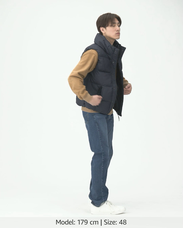 Amazon | [ランバンオンブルー] アウター ダウンベスト メンズ