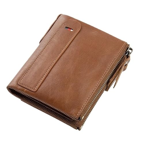 [EPMNTHI] Men's Extra Capacity Leather Wallets Vintage Casual Money Clip