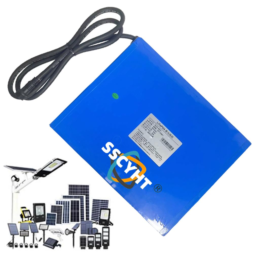 12,8 V Solar Street Light Bateria litowa 12 V 24 AH 30 AH 36 AH 42 AH 48 AH Fotowoltaiczna bateria LiFePO4 LED Street Light Płaskie baterie zamienne