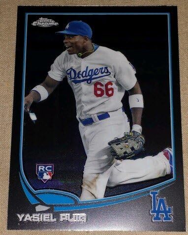 2013 Topps Chrome Baseball Rookie Card #138 Yasiel Puig MINT