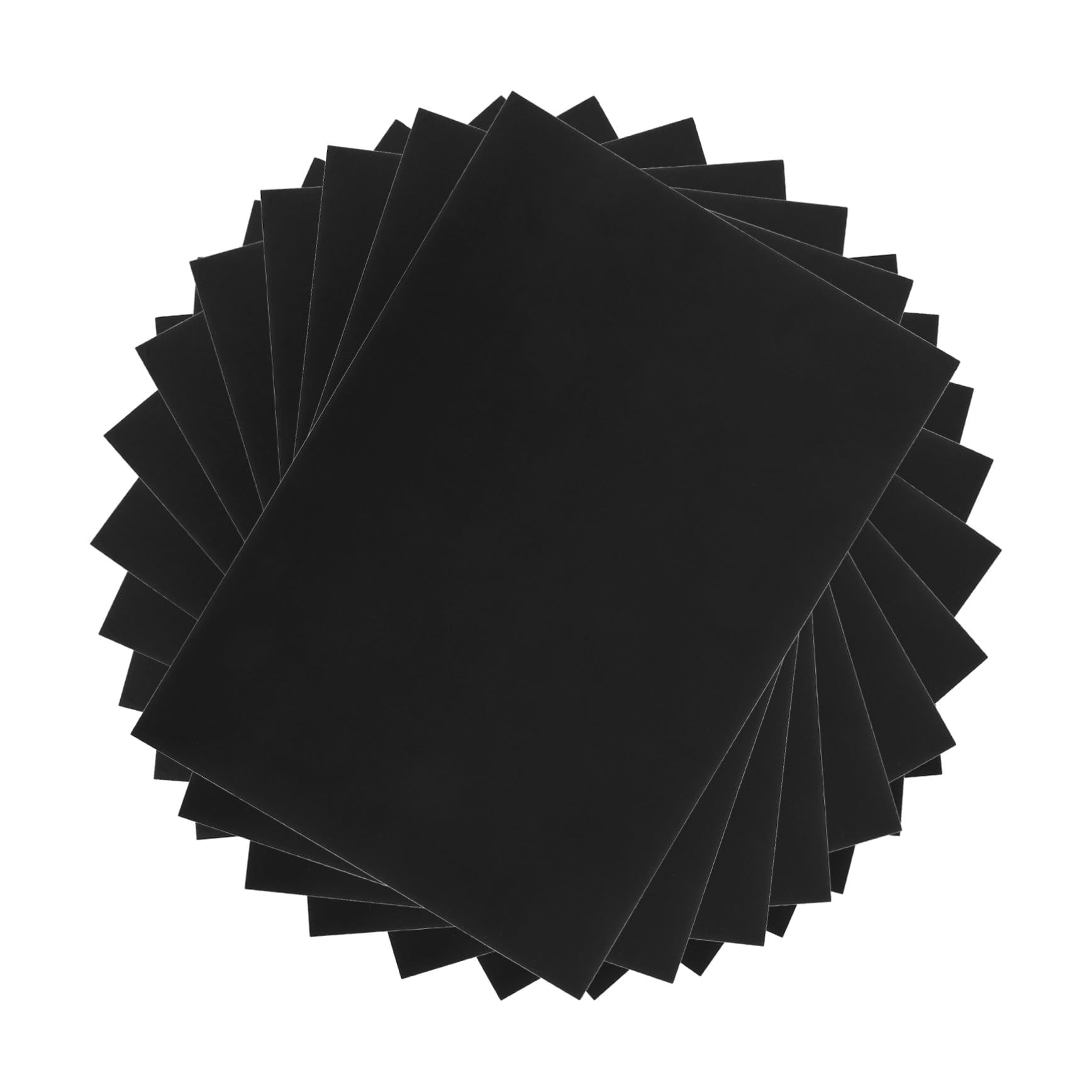 50 feuilles Papier Cartonné Créatif Noir Papier Artisanal DIY pour Peinture et Création Matériel Léger et Pratique pour Loisirs Créatifs