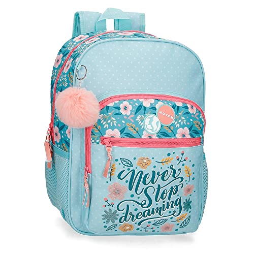Movom Never Stop Dreaming Mochila Escolar Azul 30x38x12 cms Poliéster 13,68L
