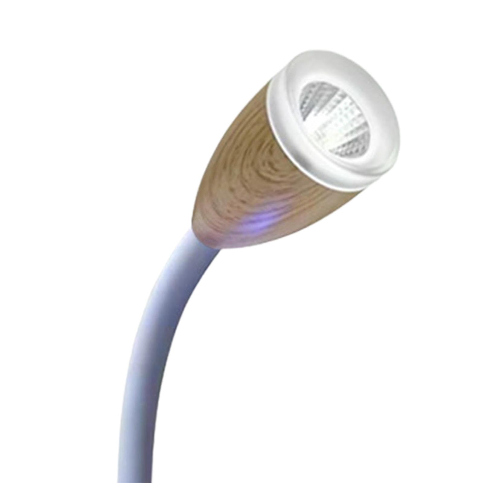 Lámpara de Lectura LED RV Minimalista con Regulación Táctil Flexible y Memoria Luminosa Estructura de Aluminio Elegante Adecuada para Áreas, Blanco