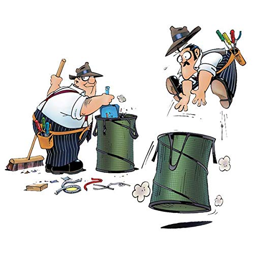 RACK-A-TIERS 51020 Exploding Garbage CAN Ultra