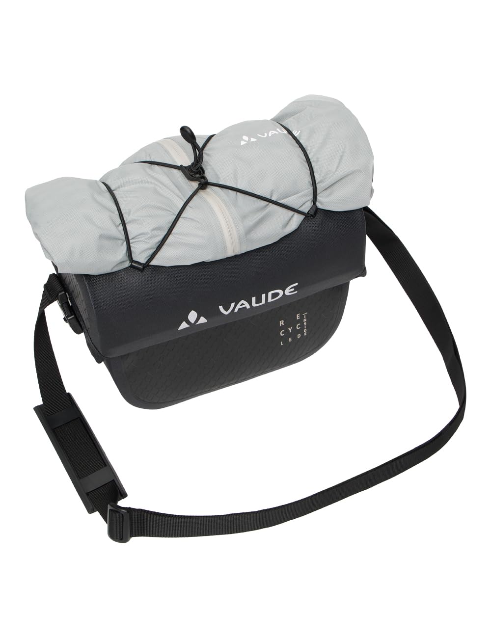 VAUDE Aqua Box 4 (rec), 6 Liter Lenkertasche für Radreisen, wasserdicht verschweißt, Made in Germany