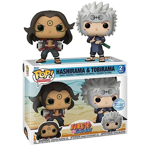 Funko Pop! Animation: Naruto, 2 Pack Hashirama & Tobirama, Collectable Vinyl Figure, Gift Idea, Official Merchandise