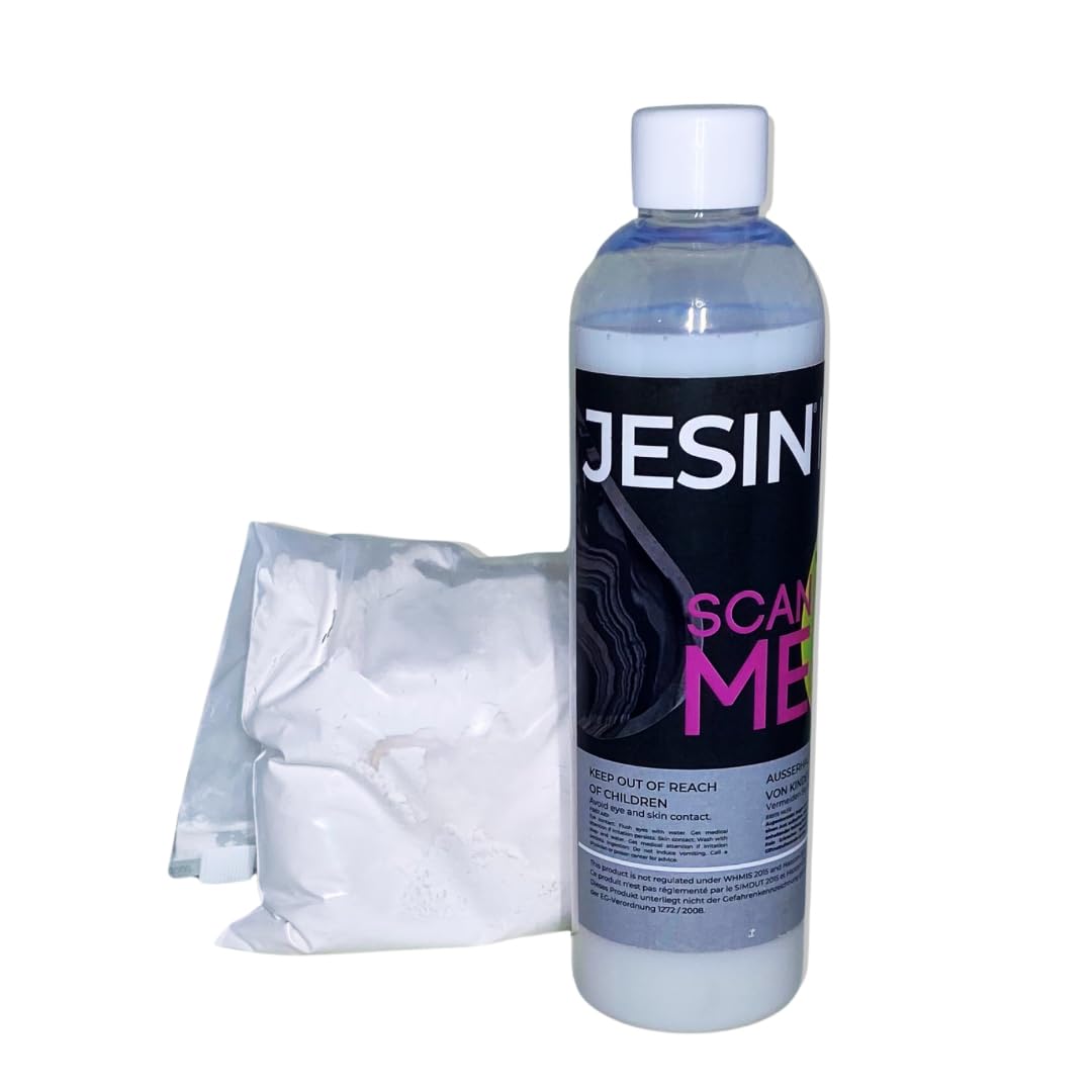 JESIN 750g Pouring Kit – Water-Based Acrylic Casting Resin | Eco-Friendly, Solvent-Free & Easy to Mix | for DIY Art, Jewelry, Molds & Home Decor | Fast Cure | Not Epoxy Resin