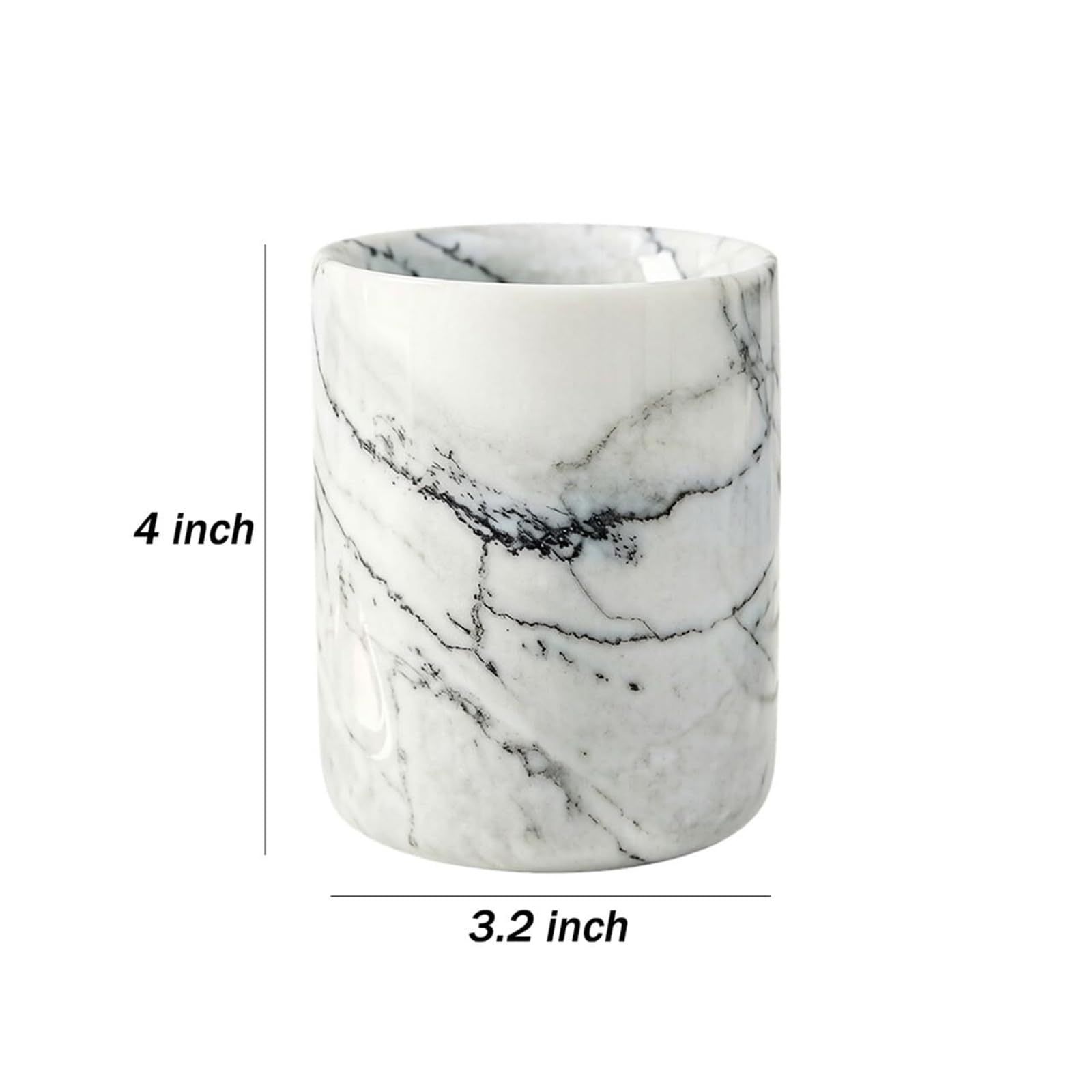 Soportes para cepillos de Dientes Portacepillos de Dientes Piedra mármol for el baño Organizador de Accesorios