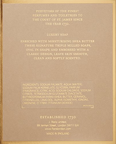 Floris London Rose Geranium Luxury Soap, 3.5 Oz #TOP1