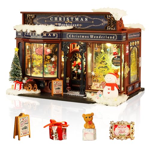 Cuteefun Maquette Maison Miniature pour Adulte à Construire, Maison de