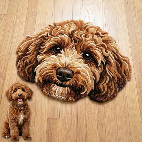 Tapete personalizado con retrato de mascota 25.5x31.5 in