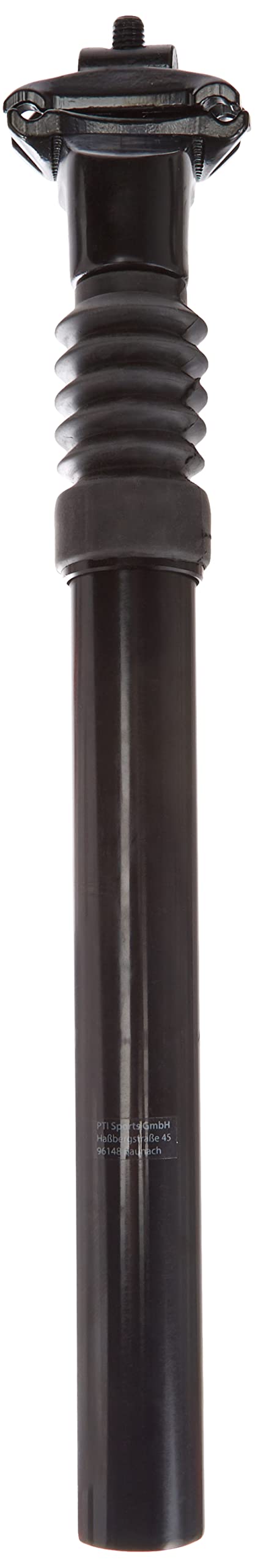 Fischer, reggisella brevettata con sospensioni, diametro: 27,2 mm, alluminio, nero