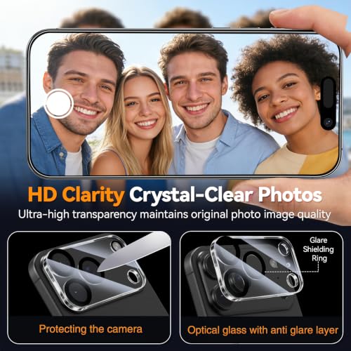 Image of Wiaocit Tempered Glass Privacy Screen Protector for 18 Pro