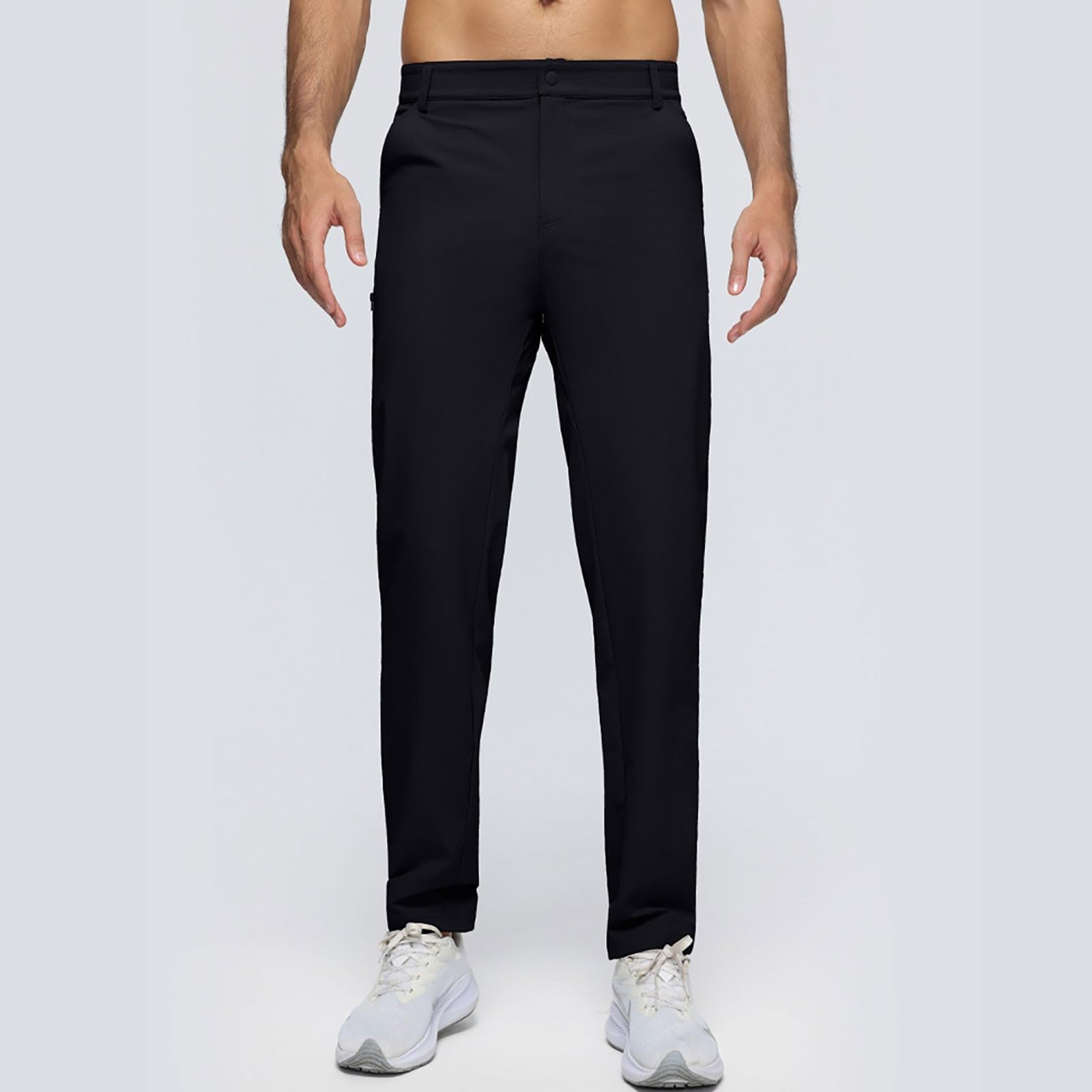 YRxUIAI Pantalon cargo pour homme, taille élastique, tactique, militaire, randonnée, travail, jogging, chino, multi-poches