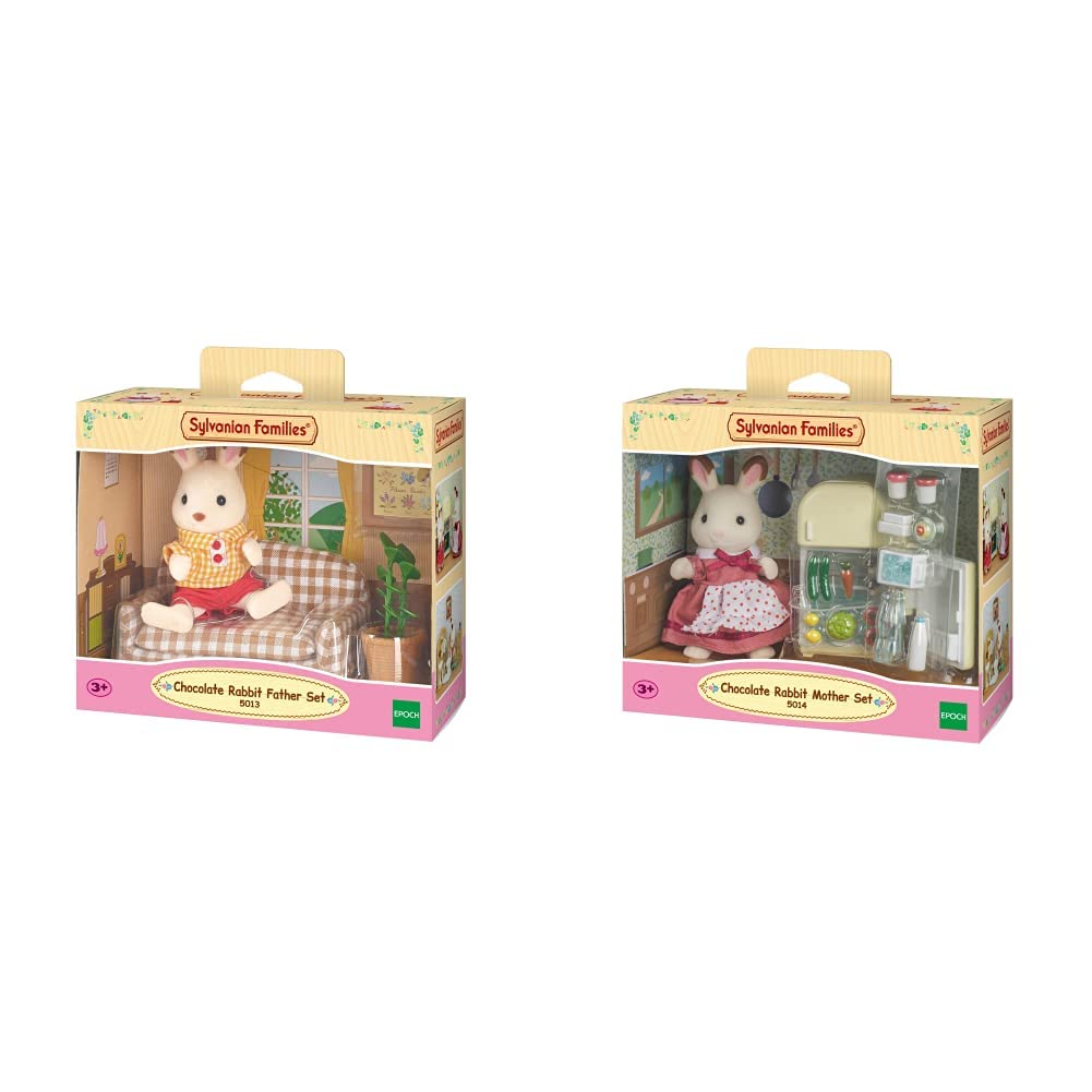 Sylvanian Families 5013 Set de Sofá y Nevera 5014 Accesorios Miniatura 8