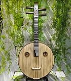 Zhongruan Cordes chinoises de style vintage Ruan Wengé moyen...