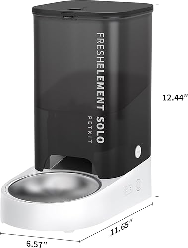 Miniatura 9 de PETKIT Comedero Automático para Gatos, Comedero Automático para Perros WiFi 2.4G, Dispensador de Comida para Mascotas con Control de Aplicación y