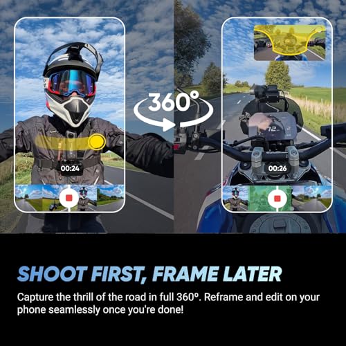 Image of insta360 X4 Motorrad BMW Limited Edition-8K Waterproof 360 Action Camera, 4K Wide-Angle Video, Removable Lens Guards, 135 Min Battery Life, AI Editing, Stabilization, for Sports, Travel, Outdoor