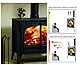 Ofenventilator, Holzofenventilator, Kaminventilator Ohne Strom, Kaminlüfter Wärmebetriebener Ventilator 4 Flügel für Holzscheitöfen
