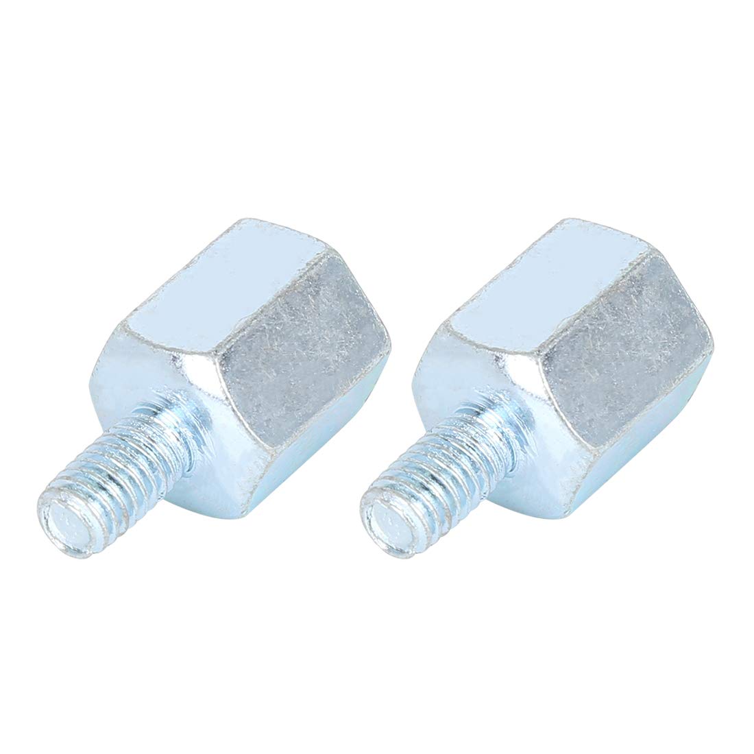 2pcs 8mm RH to 6mm RH Rearview Mirrors Adapter for Motorcycle