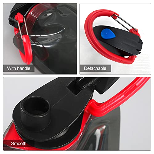 (3 Pack) 700ml Large Foldable Water Bottle Fully Collapsible Stock Bottle, Portable Water Bottle for Running Cycling outdoor (Black, Blue, White - Image 4