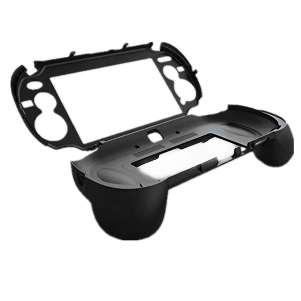 L3 R3 matt Hand Grip Griff Joypad Ständer Hülle Mit L2 R2 Trigger Taste für PSV1000 PSV 1000 PS Vita 1000 Spiel Konsole – Schwarz