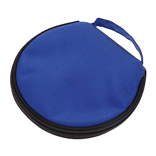 Ciieeo Portable Zipper CD Storage Case Capacity Disc Holder with Soft Inner Pages Shock Resistant Design for Travel and Home Organization Protects and Dvds From Scratches and Damage