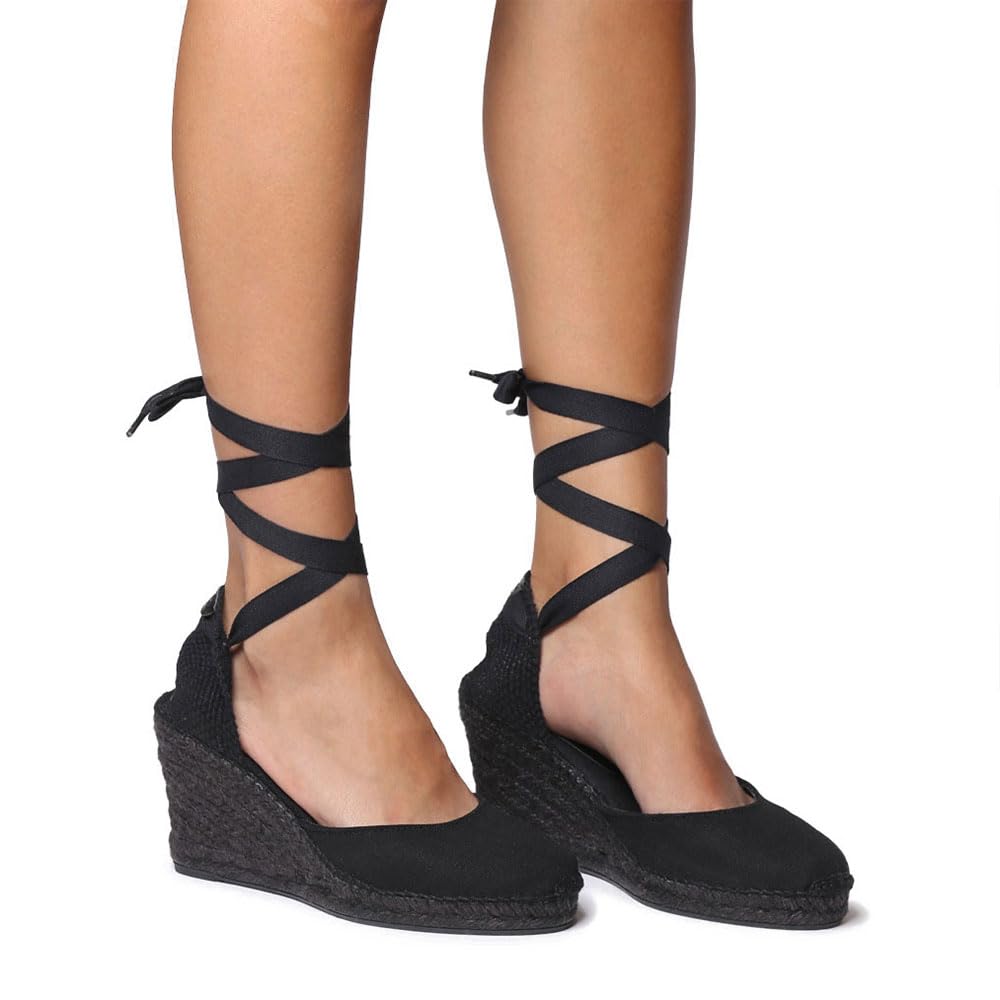 TONI PONS Espadrilles noires en textile