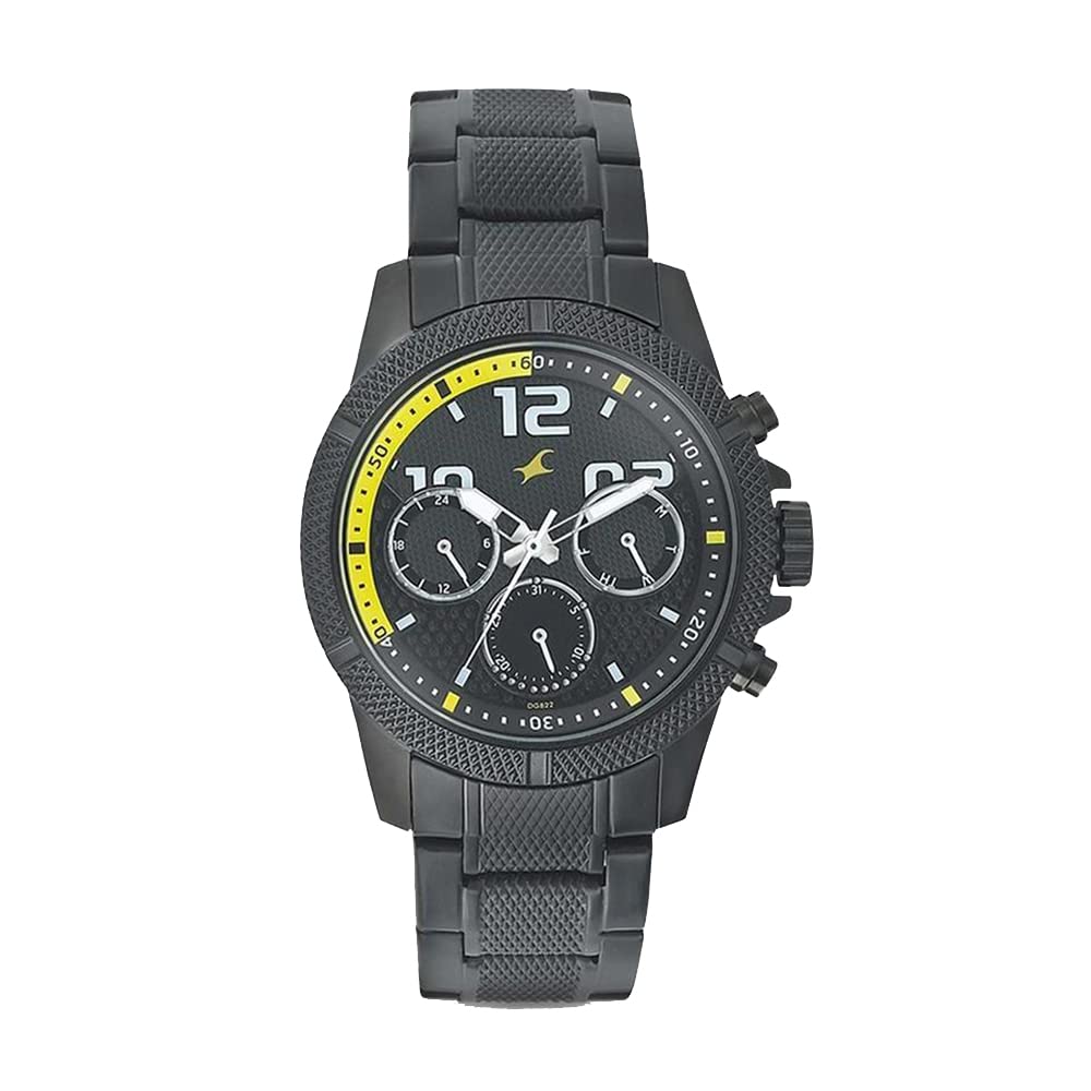 Fastrack Men Stainless Steel Loopholes Analog Black Dial Watch-Nl3169Nm01/Np3169Nm01, Band Color-Black (B077H3NFBK) Amazon Price History, Amazon Price Tracker