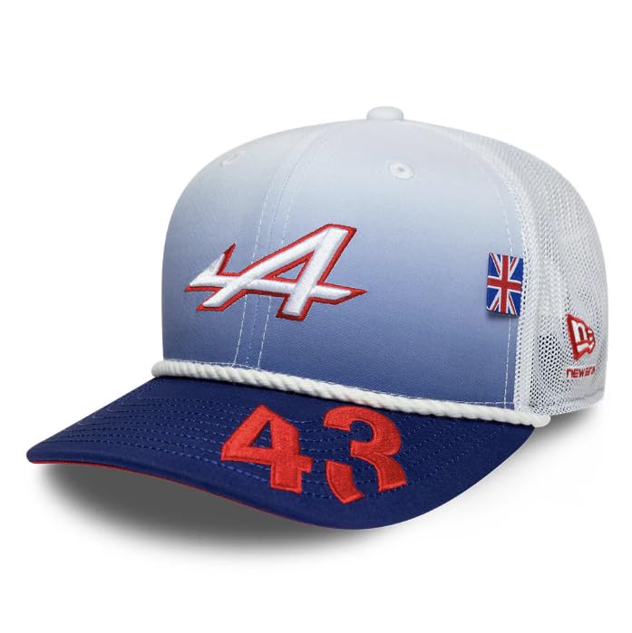Alpine F 1 Team, Official 2026 Collection, Franco Colapinto Drivers Silverstone GP Special Edition Baseball Cap Hat, Adjustable Blue