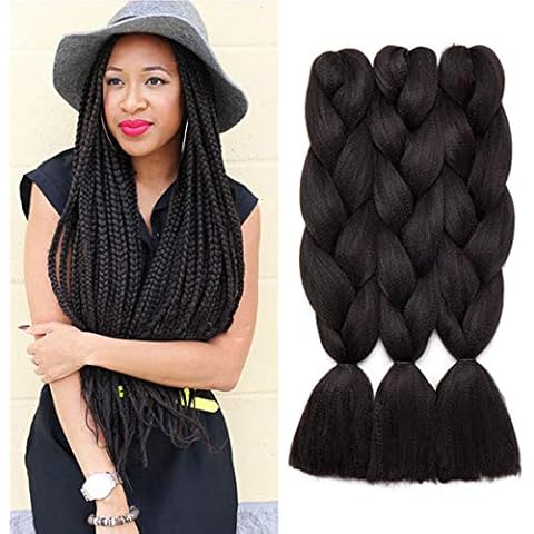 Extensiones de Cabello Jumbo Braids Crochet Braiding Hair Cover