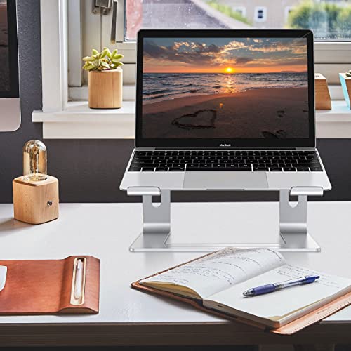 Laptop Stand For Desk, Detachable Laptop Riser Notebook Holder Stand Ergonomic Aluminum Laptop Mount Computer Stand, Compatible With Macbook Air Pro, Dell Xps, Lenovo More 10-18" Laptops #TOP5