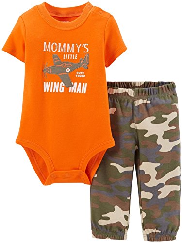 Image of Carter's Baby Boys' 2 Piece Layette Set (Baby) - Wing Man - 12 Months