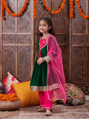 Image of PS PEACHES Girls Kurta Set