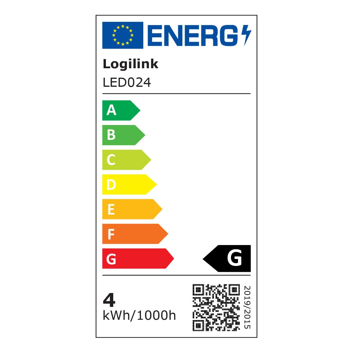 LogiLink LED024 - Lampada a morsetto a LED con 3 livelli di luminosità, 4000 K, 200 lm, collo flessibile a 360°, funzionamento touch