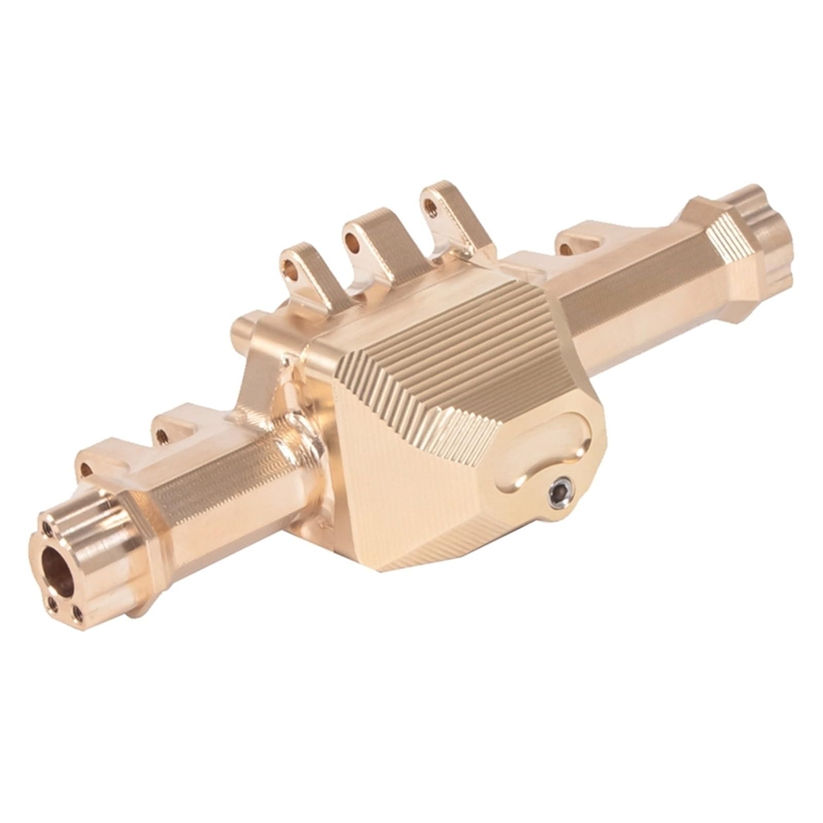 Mosiężna obudowa tylnej osi 8241 pasuje do Traxxas TRX4 1/10 RC samochód gąsienicowy akcesoria do modernizacji(Gold Rear)