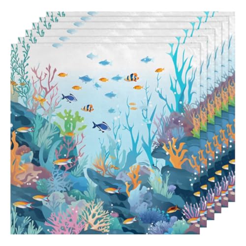 Servilletas de Tela Multicolor Set de 6 50.5x50.5 cm miniatura 1