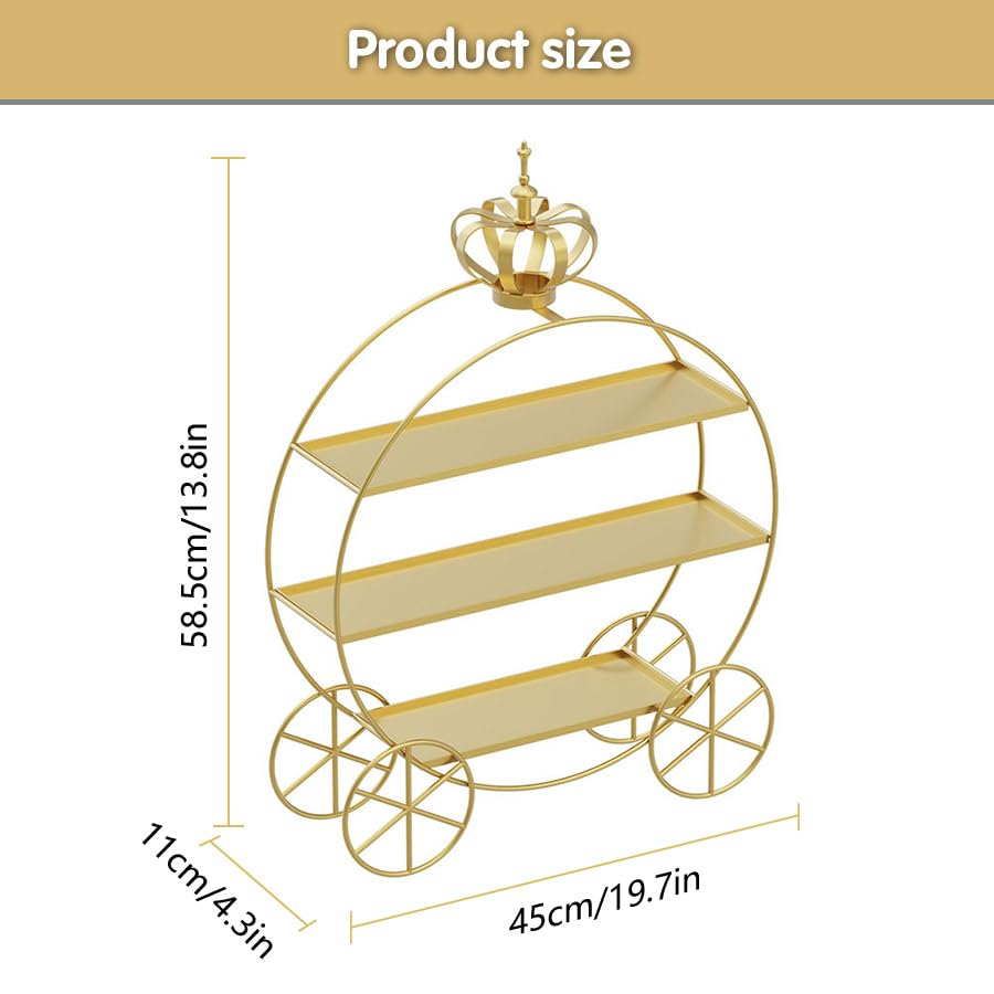 INNOVATIVE LIFE 3 Tier Cupcake Stand Cupcake Holder Candy Cookies Tiered Serving Tray Dessert Stand for Afternoon Tea Party Table Decoration - Image 4