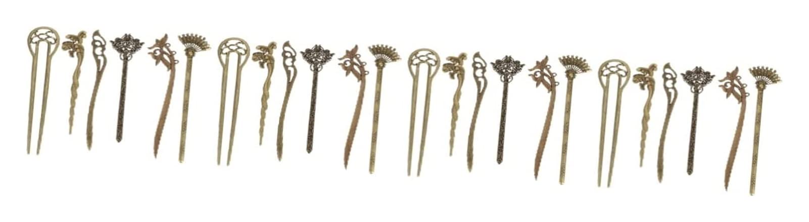 Fermagli for capelli decorativi Forcine for capelli 6 pezzi Pezzi di capelli a forcina antica for donne Hanfu Bastoncini for capelli cinesi Hanfu Bastoncini for capelli for chignon Bacchette moda donn